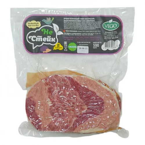 Продукт растительный "Стейк Классический" VEGO 300 г